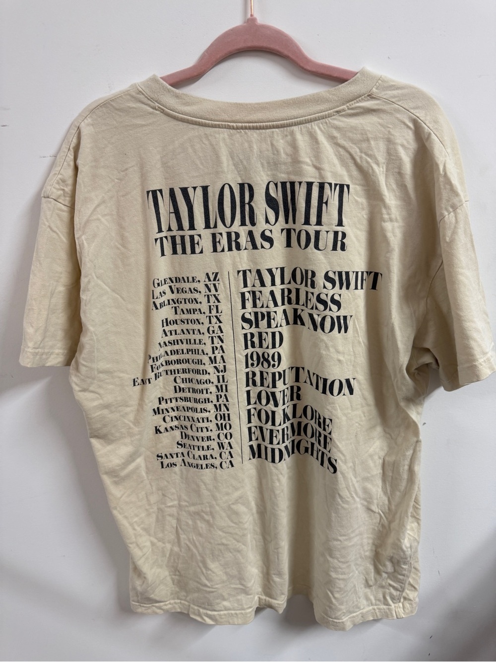 Taylor Swift Beige Graphic Photo Collage Tee - Picture 5 of 7